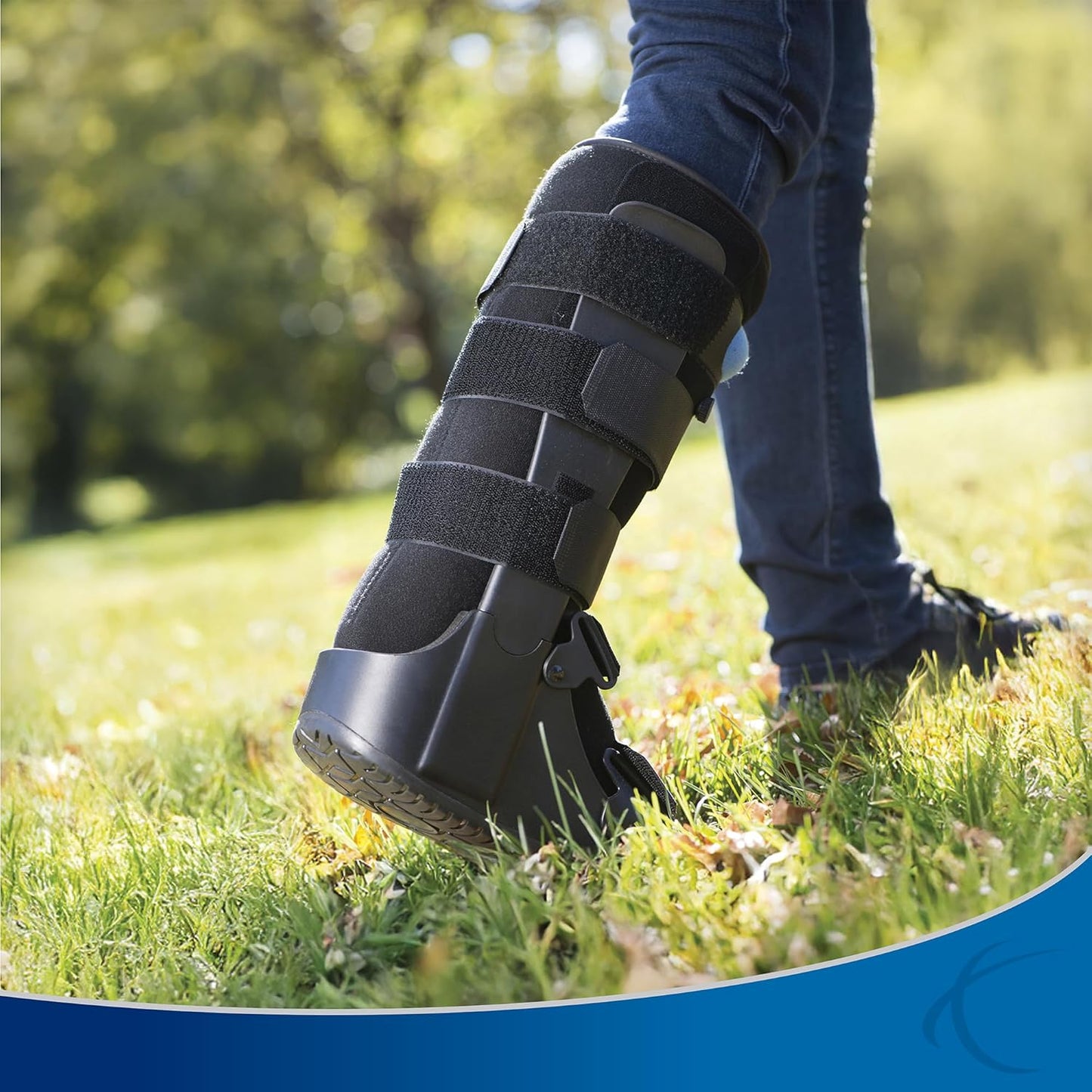 United Ortho Air Cam Walker Fracture Boot, Black
