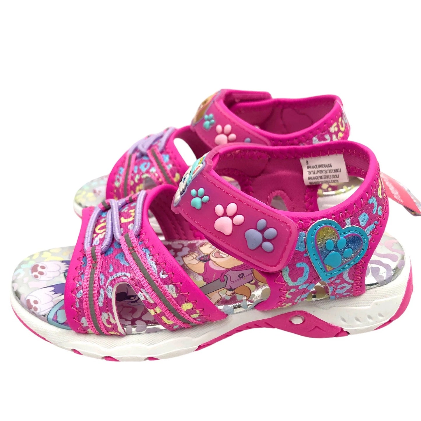 Nickelodeon Girls' Paw Patrol Light-Up Sandals
