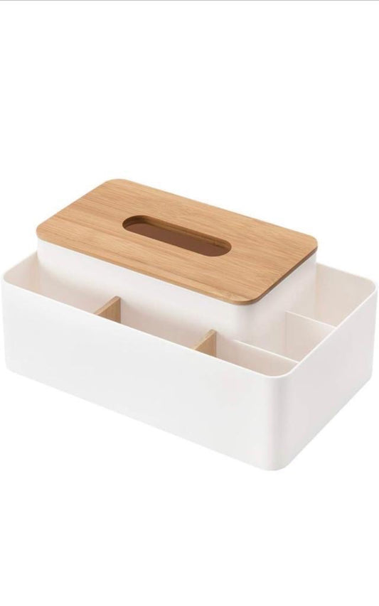Dispensador de pañuelos faciales rectangular multifunción para comedor, cocina, dormitorio, tocador y decoración del hogar.