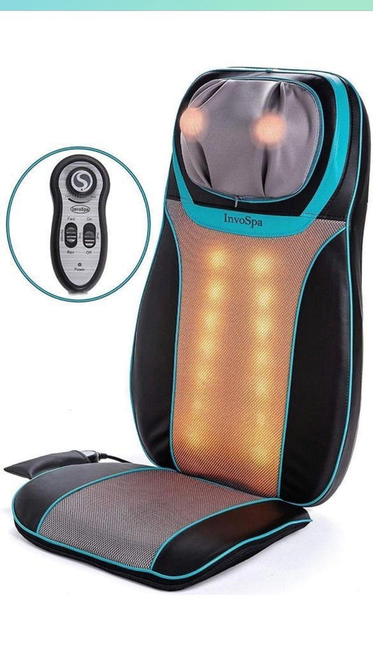 Shiatsu Back and Neck Massager with Heat – Full Body Massage Chair Pad