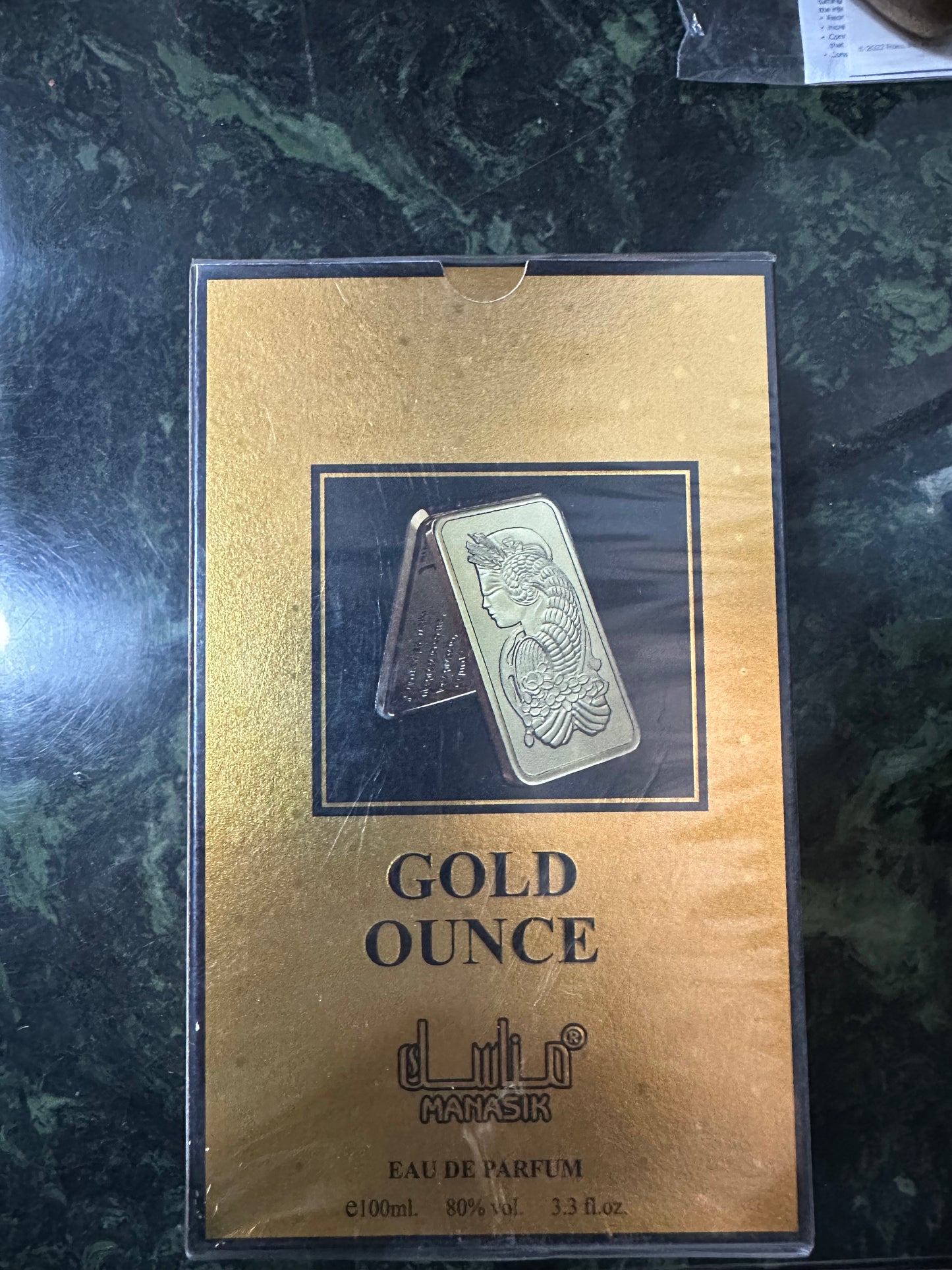 Gold Ounce by Manasik – Eau de Parfum – 100ml / 3.3 fl oz