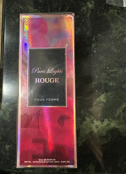 Paris Lights Rouge Pour Femme – Eau de Parfum – 100ml / 3.4 fl oz