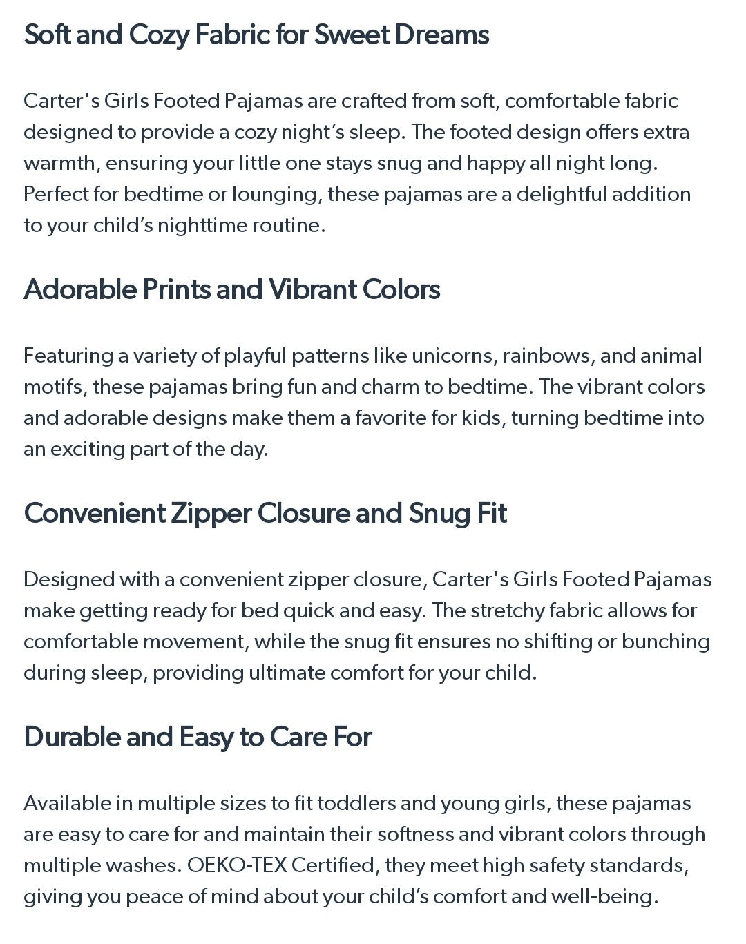 Carter's Infant & Toddler Boys Fleece Footie Pajama